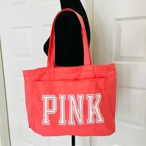 Victoria’s Secret PINK Canvas Zipper Tote